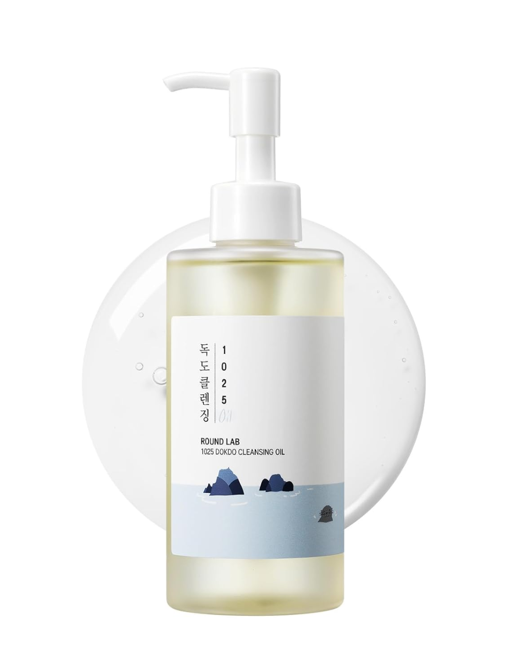 ROUND LAB Aceite Limpiador Facial 200 ml – Cleansing Oil Ligero, Remueve el Maquillaje, Limpia los Poros y se Enjuaga Fácilmente