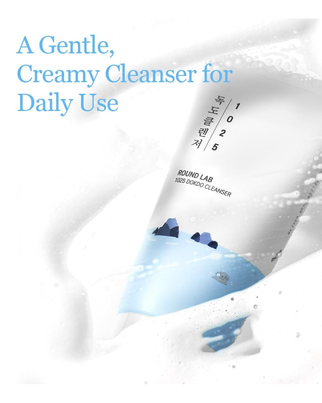 ROUND LAB 1025 Cleanser – Limpiador Facial de pH Bajo para Piel Sensible