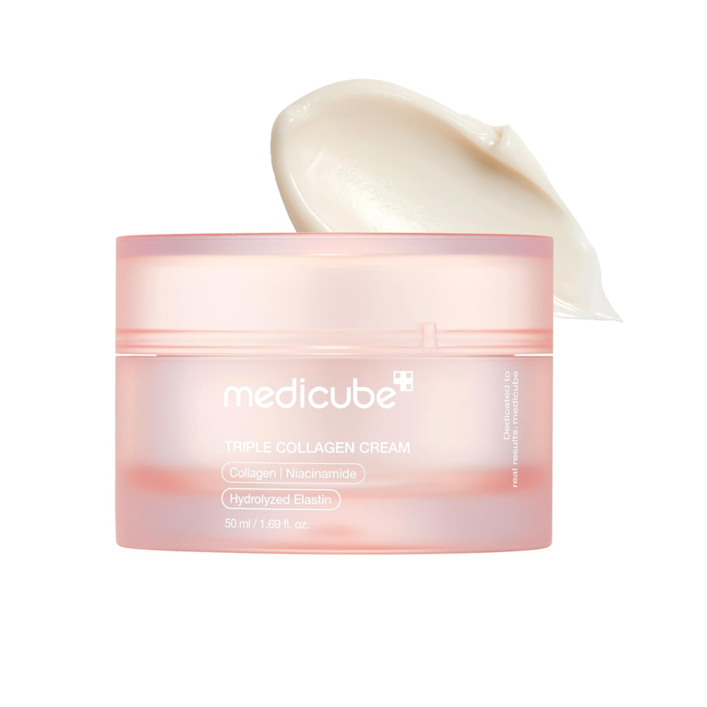 Crema Medicube Triple Collagen – Hidratante Reafirmante con Ácido Hialurónico Premium para la Elasticidad