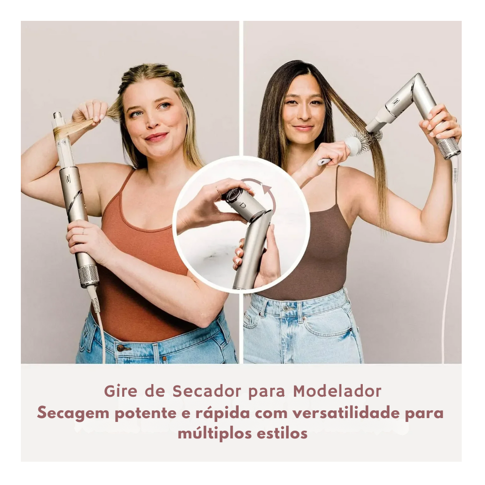 Secador y Modelador de Cabello 5 en 1 Shark FlexStyle HD430 – Alta Velocidad e Ion Negativo