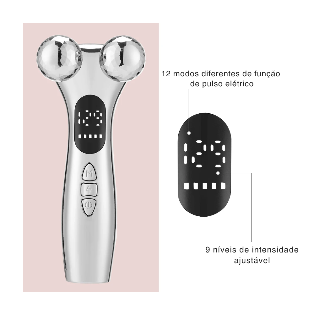 Equipo Facial Eléctrico con Microcorriente y LED – Lifting Facial y Estimulación de Colágeno