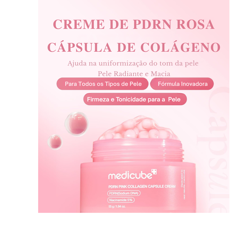 Crema Facial Medicube con PDRN – Hidratación Profunda, Firmeza y Efecto Glass Skin