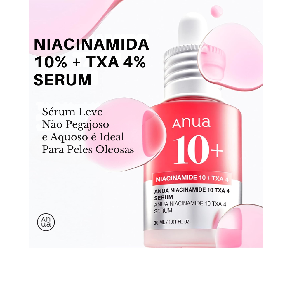 ANUA Sérum Reparador Anua 10% Niacinamida y TXA – Piel Radiante y Sin Manchas
