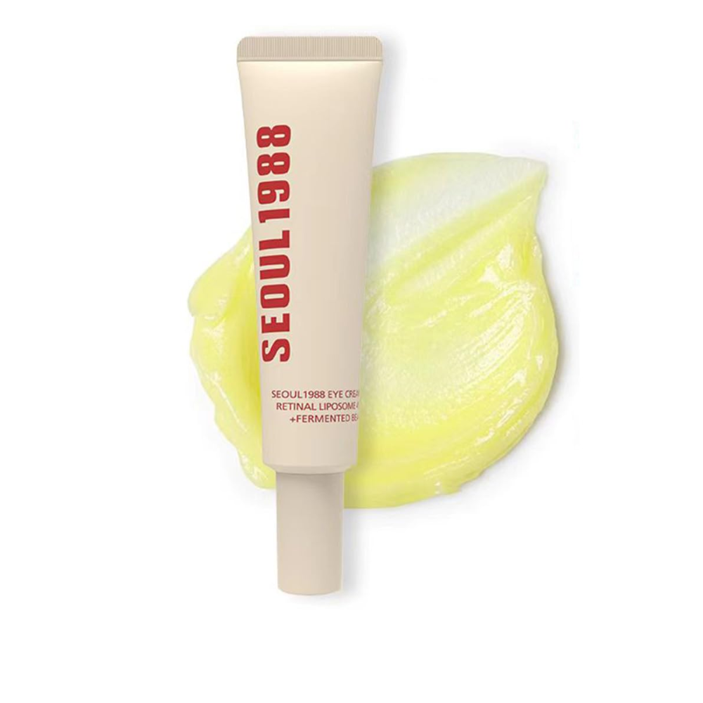 Crema para el Contorno de Ojos SEOUL 1988 con Retinal 4%, Péptidos y Bakuchiol – Acción Antiseñales y Firmeza