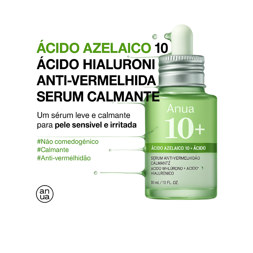 Sérum de Ácido Azelaico 10% ANUA – Anti-Rojeces, Calmante y Acción Anti-Acné
