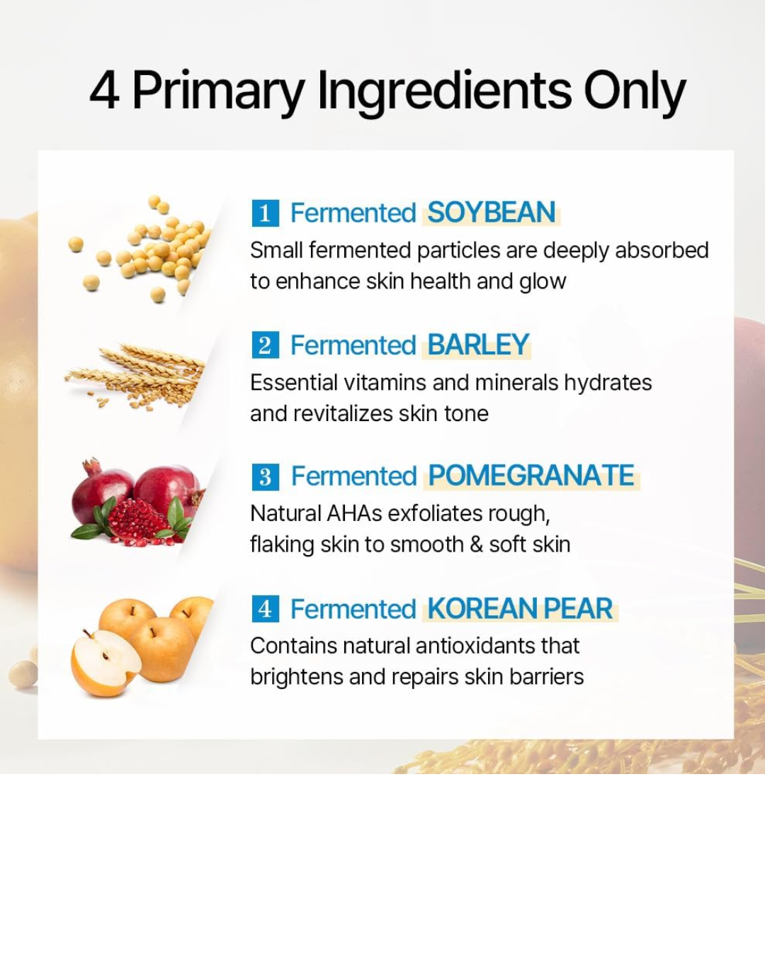 Mixsoon Bean Essence – Korean Fermented Bean Essence for Hydration, Gentle Exfoliation; Radiant Glass Skin