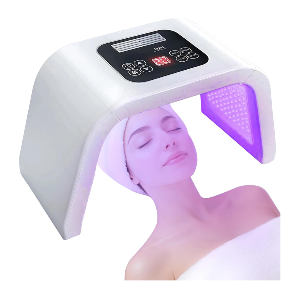 Sistema de Rejuvenecimiento Facial MONAI – 6 Tratamientos LED y Nano Atomización para un Rostro Radiante