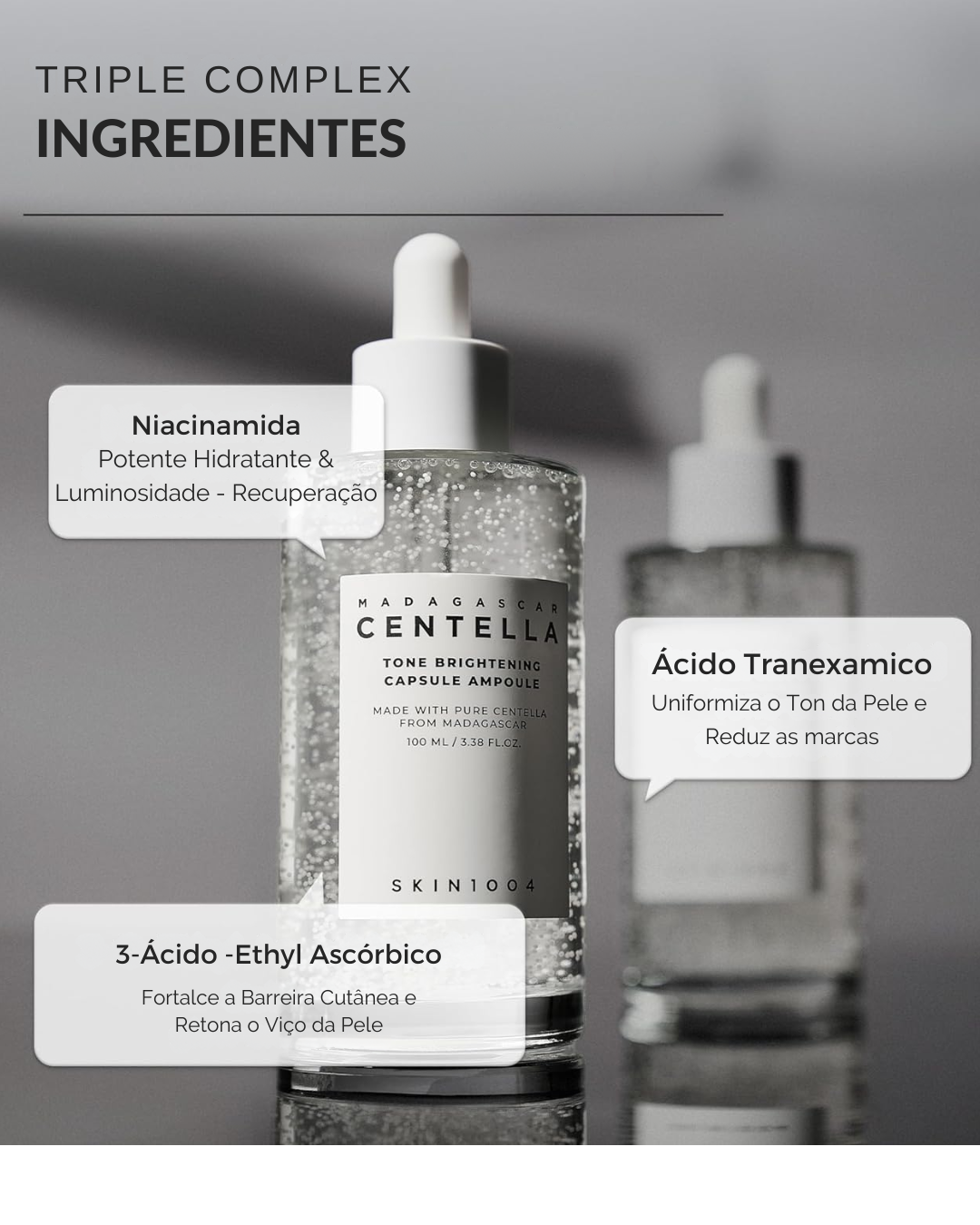 SKIN1004 Sérum Iluminador con Niacinamida, Ácido Tranexámico y Centella Asiática para Luminosidad