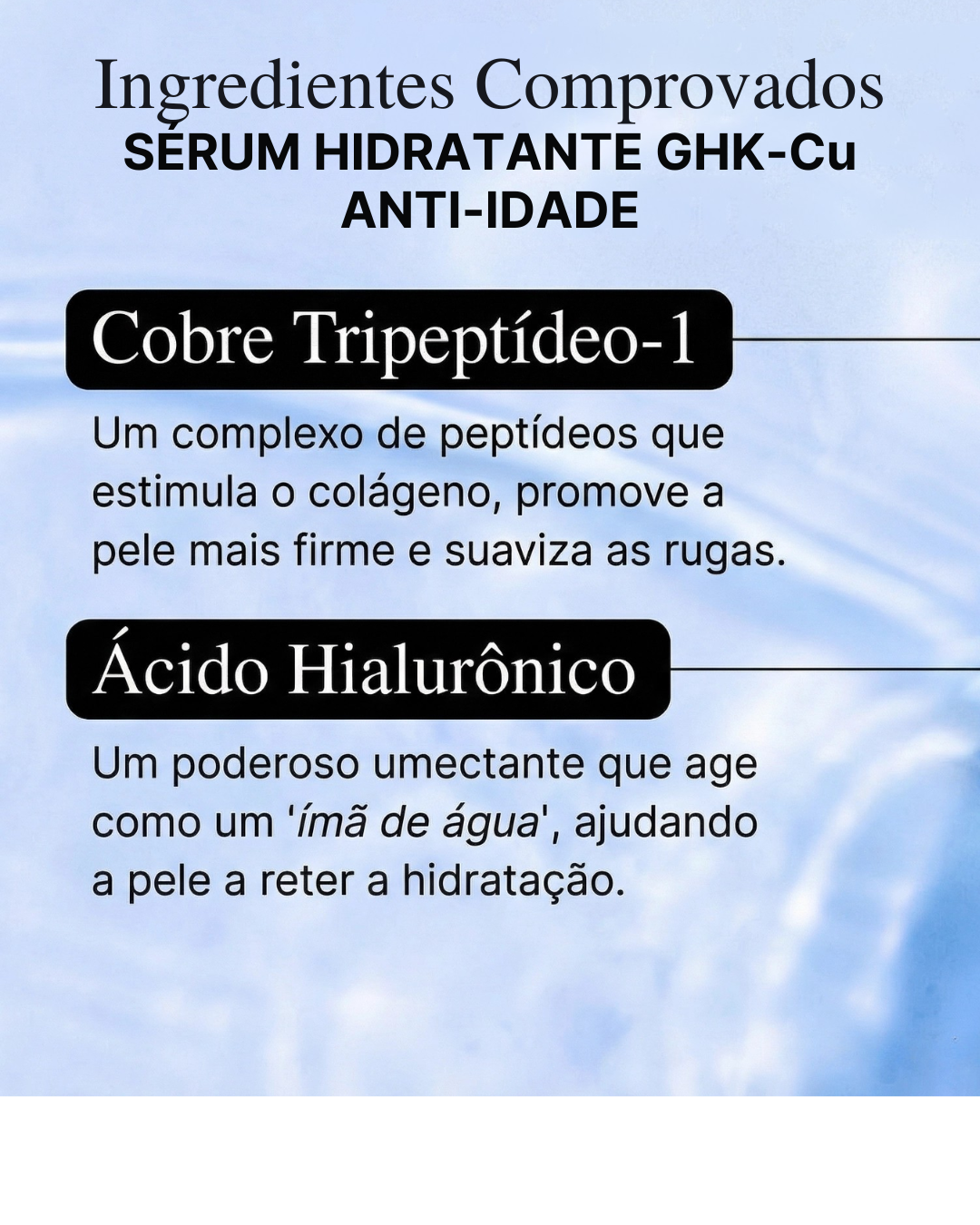 GHK-Cu Asterwood Péptido de Cobre – Sérum para Firmeza, Reparación y Estimulación de Colágeno