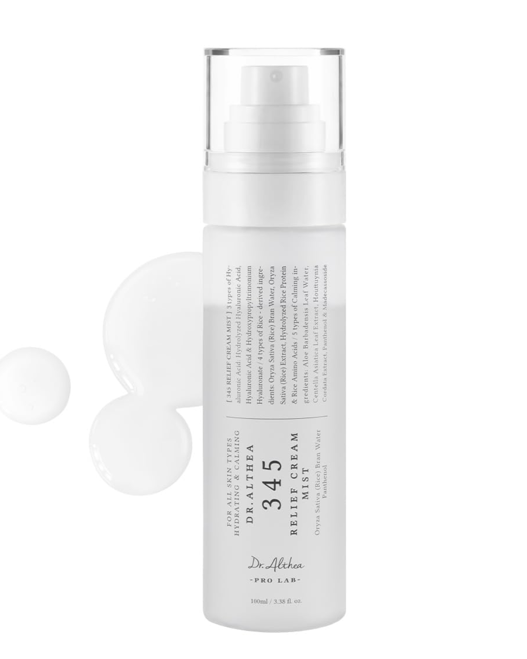 Dr.Althea 345 Relief Cream Mist Bruma Facial Hidratante con Extracto de Arroz