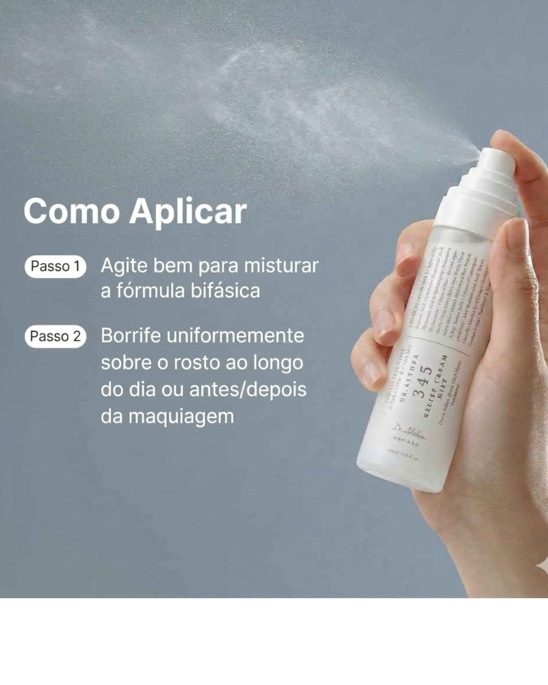 Dr.Althea 345 Relief Cream Mist Bruma Facial Hidratante con Extracto de Arroz
