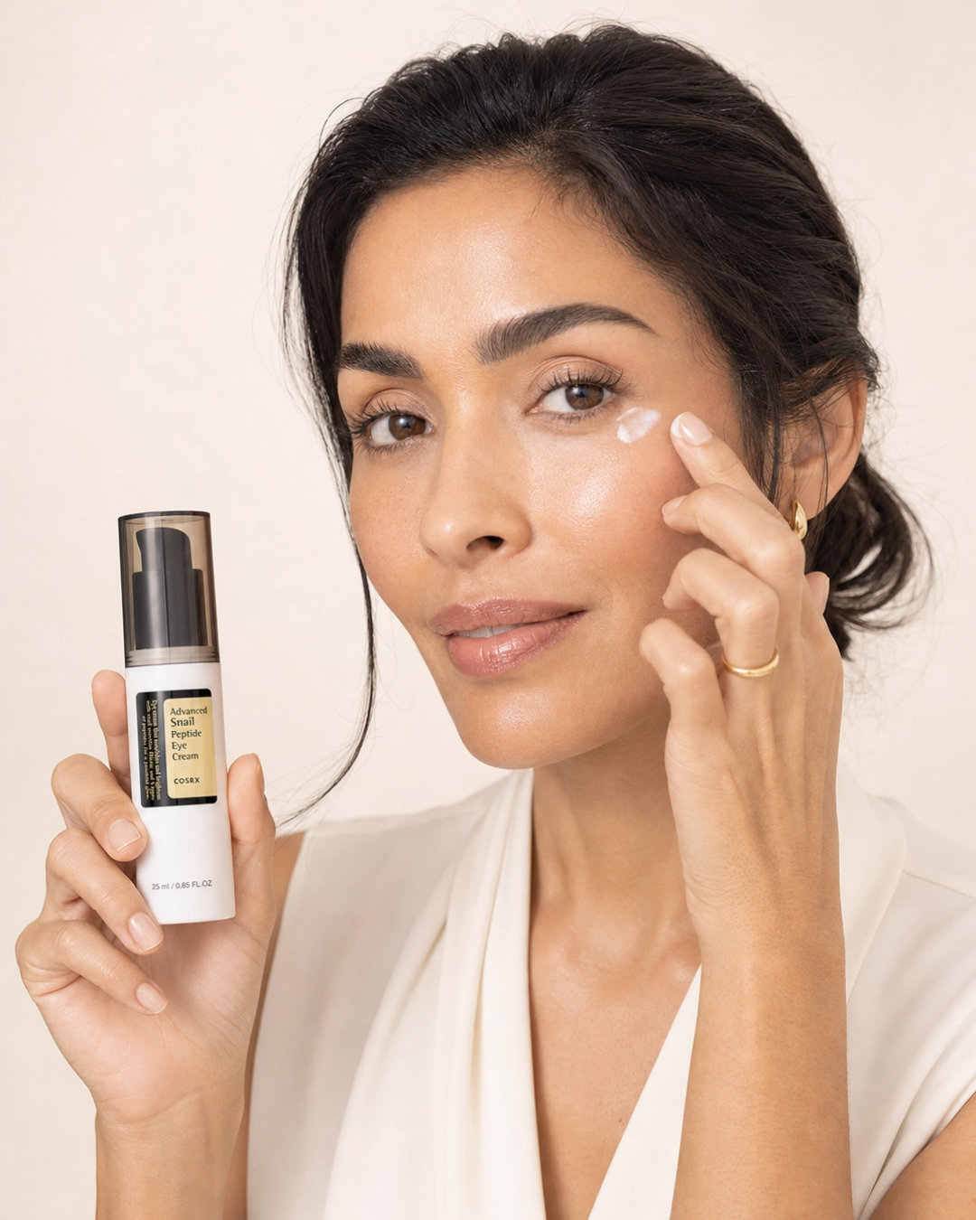 COSRX Crema para Ojos con Péptidos, Niacinamida y Mucina – Antienvejecimiento