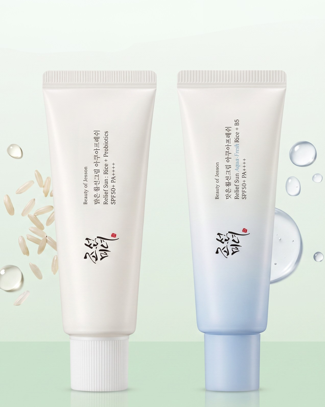 Protector Solar Beauty of Joseon con Probióticos de Arroz Coreano, Crema Facial Hidratante Suave 50 ml