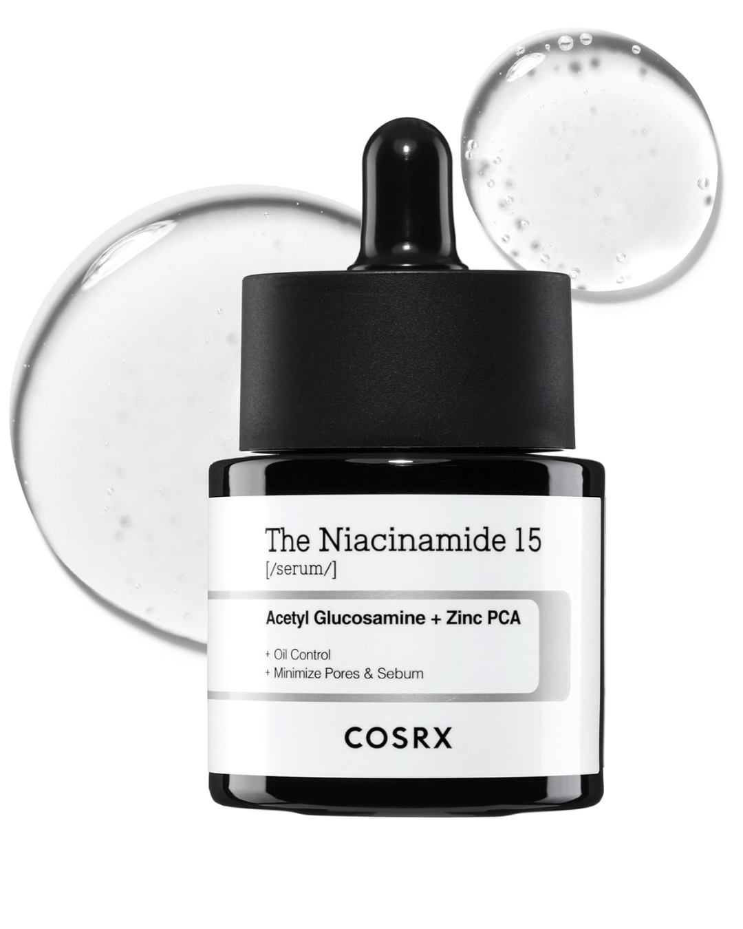 COSRX Sérum Facial Niacinamida 15% con Zinc 1% para Poros, Oleosidad y Manchas