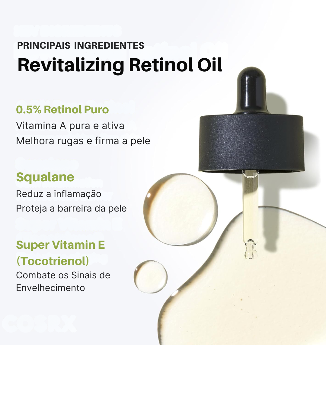 COSRX Aceite de Retinol 0,5% Antiedad para Arrugas, Líneas Finas y Renovación Facial