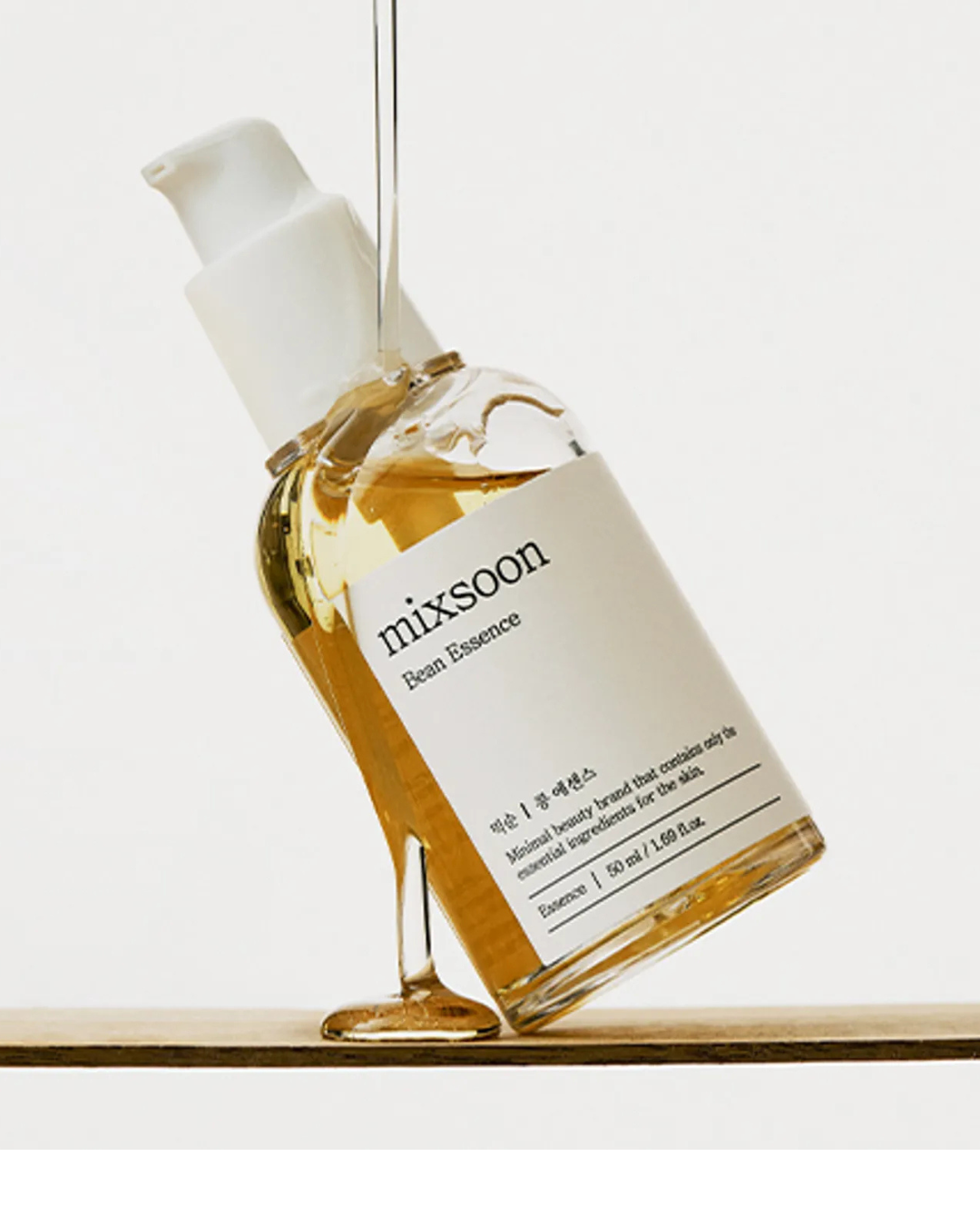 Mixsoon Bean Essence – Suero Facial Coreano de Soja para Reparación, Antiedad, Atenuación de Manchas y una Piel Más Lisa
