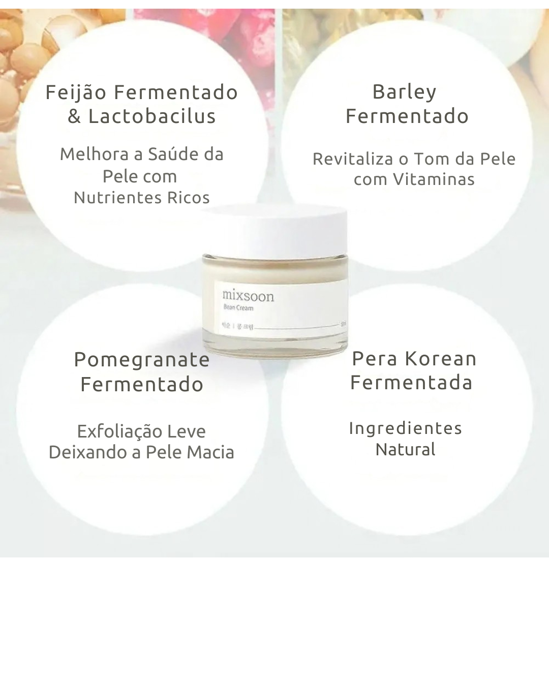 Mixsoon Crema de Frijol (Bean Cream) – Crema Hidratante Intensa para una Piel Suave, Lisa y con Glow