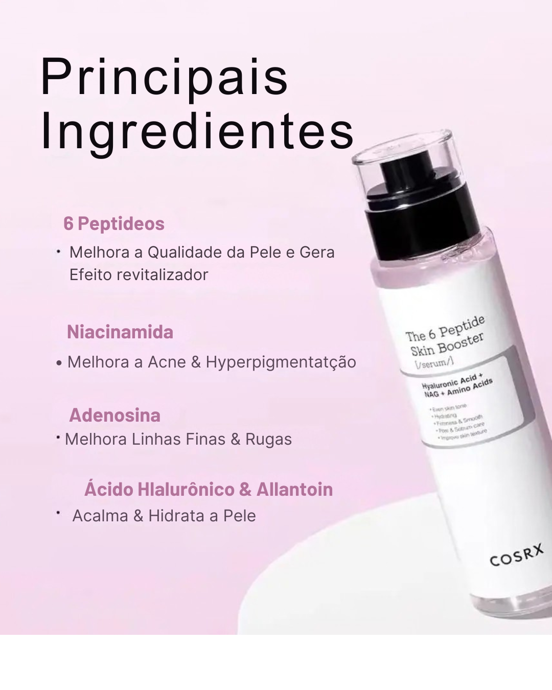 COSRX 6X Peptide Complex Serum - Suero Antiedad con 6 Péptidos