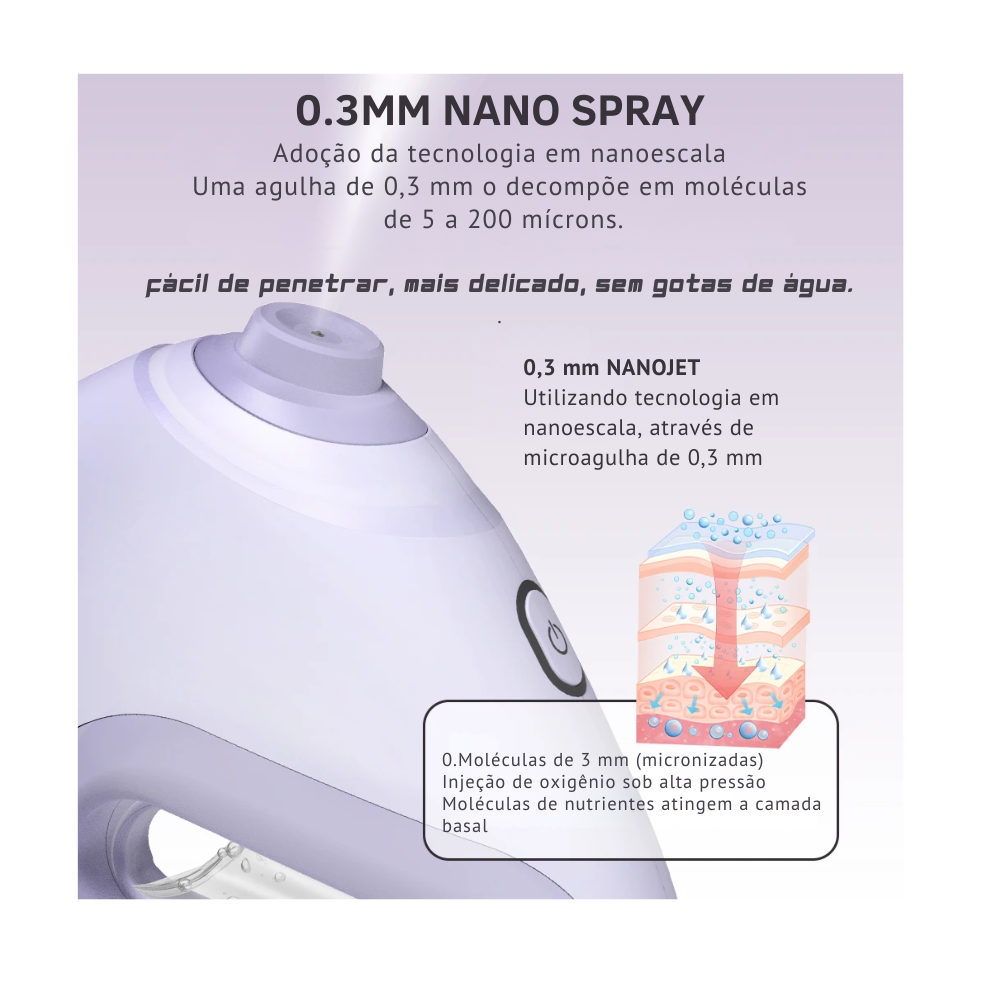 Humidificador Facial LIVELY – Vaporizador, Inyección de Oxígeno, Hidratación y Suavidad