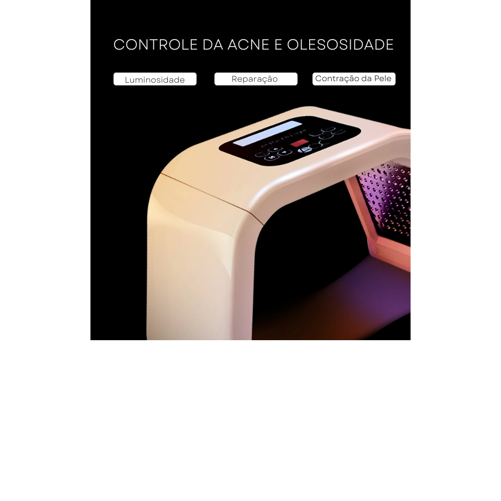 Sistema de Rejuvenecimiento Facial MONAI – 6 Tratamientos LED y Nano Atomización para un Rostro Radiante