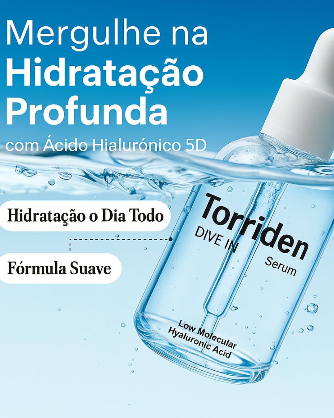 Sérum Torriden con Ácido Hialurónico de Bajo Peso Molecular – Hidratación Profunda