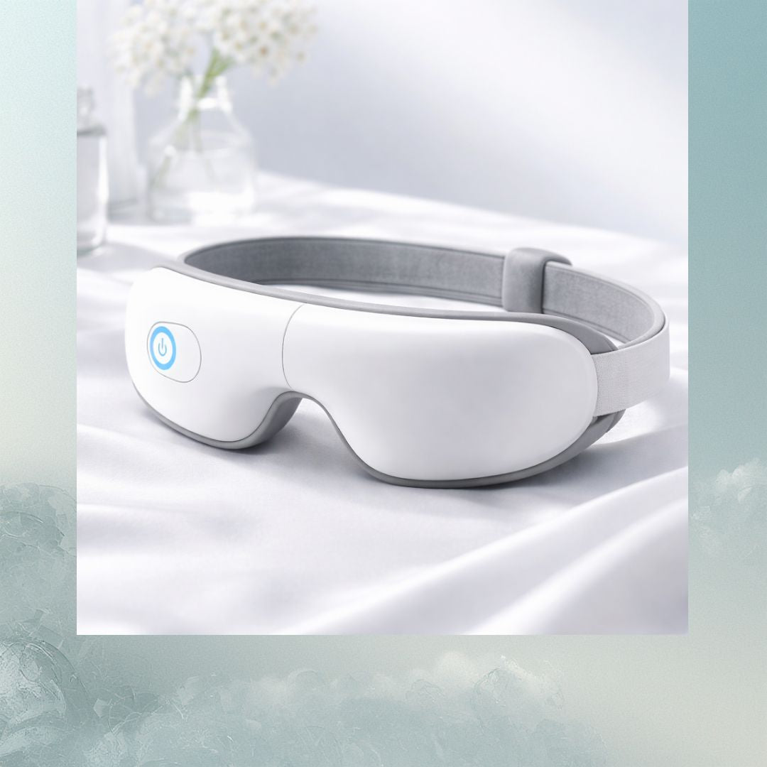 Máscara Masajeadora WAVVE para Ojos con Calentamiento, Airbag y Música para Relajación