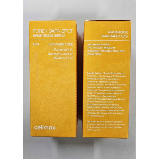 Serum Antimanchas CELIMAX – Niacinamida 5% + Ácido Tranexámico 3% – Corrector de Poros y Manchas Oscuras (30ml)