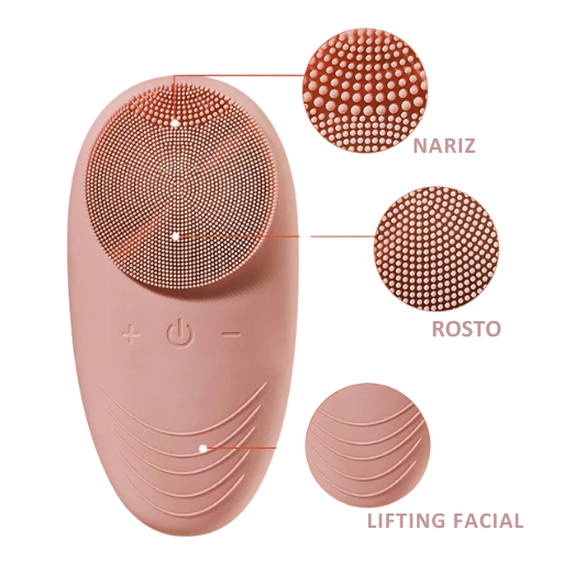 Cepillo de Limpieza Facial Eléctrico de Silicona – Resistente al Agua, Limpieza Profunda y Masajeador de Poros