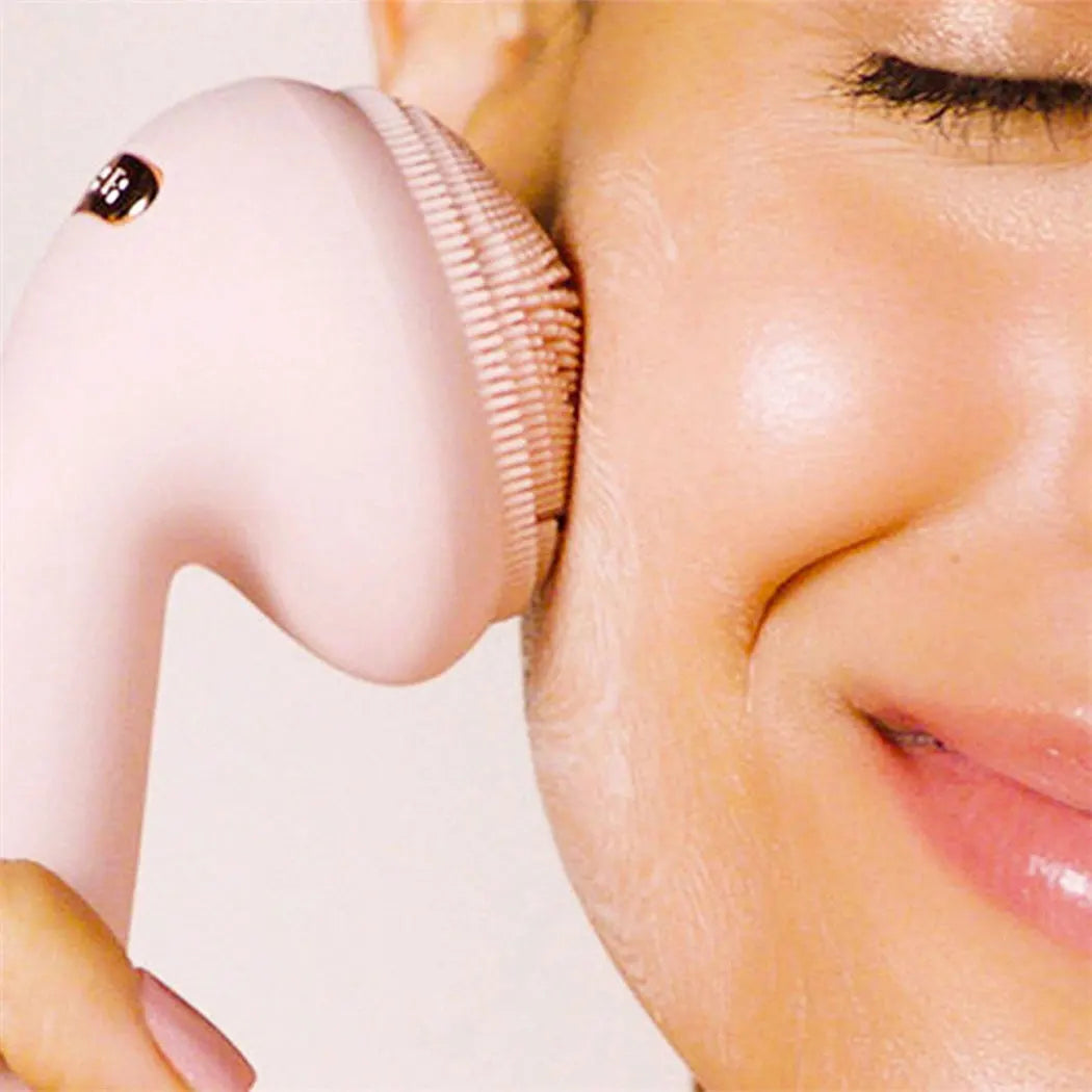 Cepillo de Limpieza y Exfoliación Facial Sónico Resistente al Agua Flower Cleanser – Piel Radiante