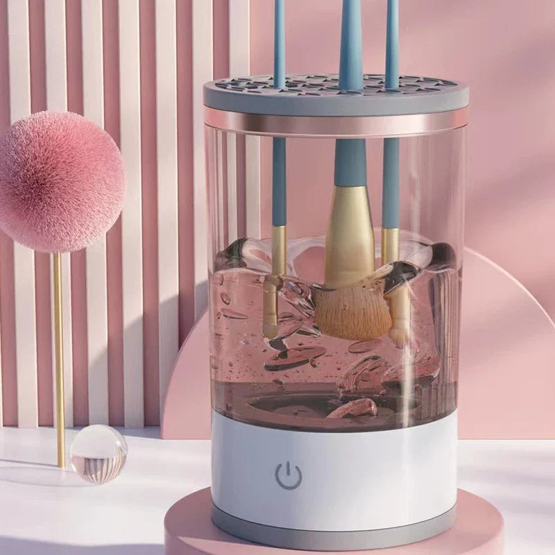 Limpiador e Higienizador Eléctrico de Brochas y Esponjas de Maquillaje