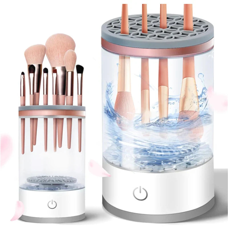 Limpiador e Higienizador Eléctrico de Brochas y Esponjas de Maquillaje