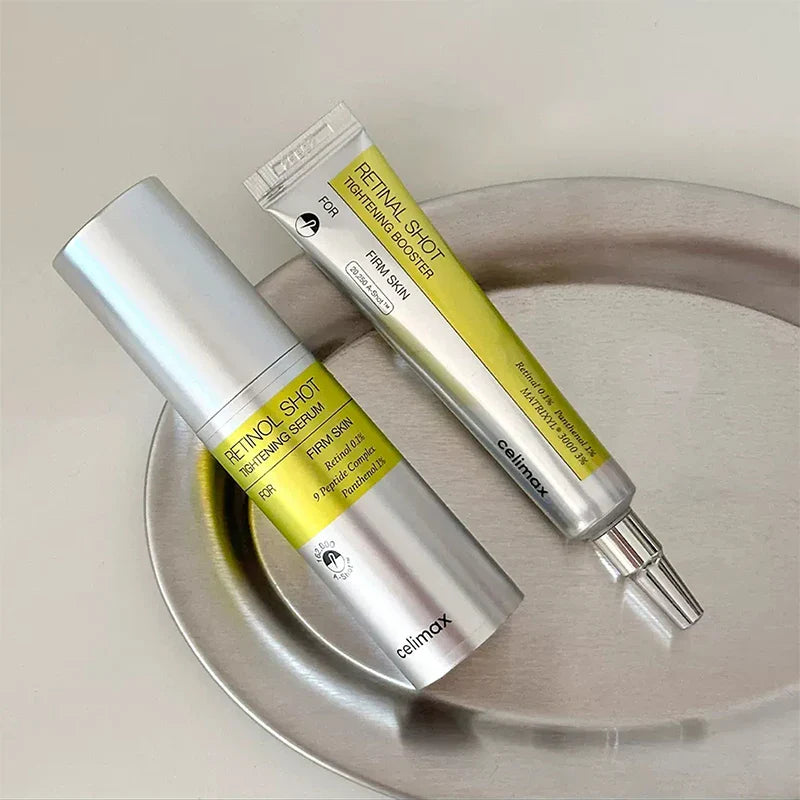 Kit Dúo Celimax The Vita A Retinal Shot 0,1% + Sérum The Vita A Retinol Shot con Péptidos – Antiedad, Antiarrugas e Iluminador