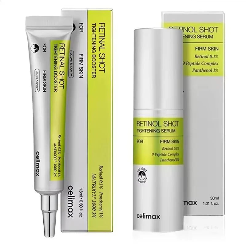 Kit Dúo Celimax The Vita A Retinal Shot 0,1% + Sérum The Vita A Retinol Shot con Péptidos – Antiedad, Antiarrugas e Iluminador