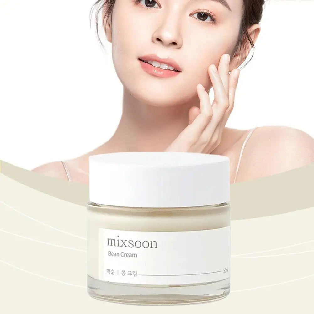 Mixsoon Crema de Frijol (Bean Cream) – Crema Hidratante Intensa para una Piel Suave, Lisa y con Glow