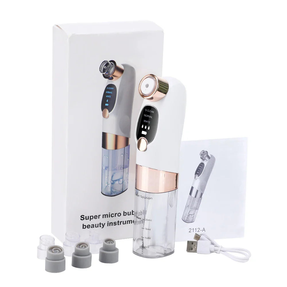 Hailicare Ultrafine Bubble Blackhead Remover – Vacuum Pore Cleaner with Water Circulation, Deep Cleansing & Skin Hydration