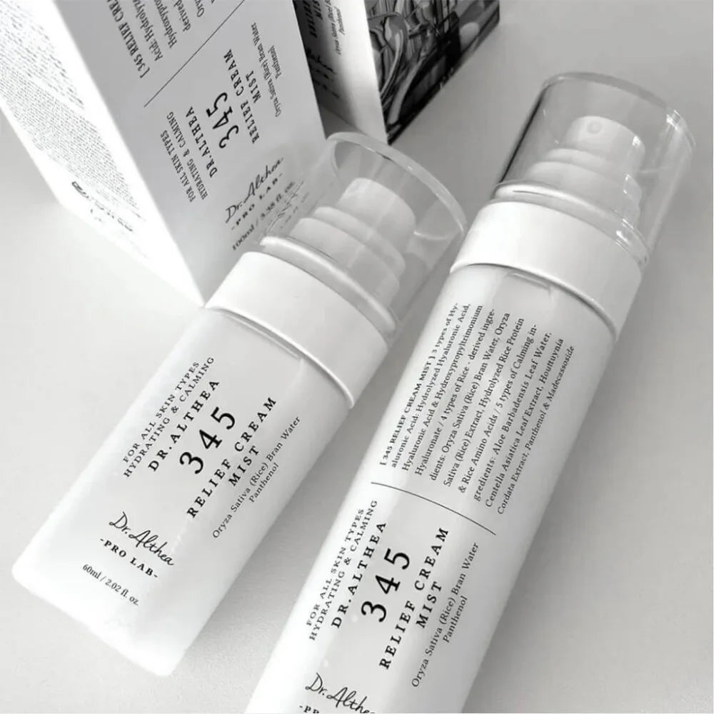 Dr.Althea 345 Relief Cream Mist Bruma Facial Hidratante con Extracto de Arroz
