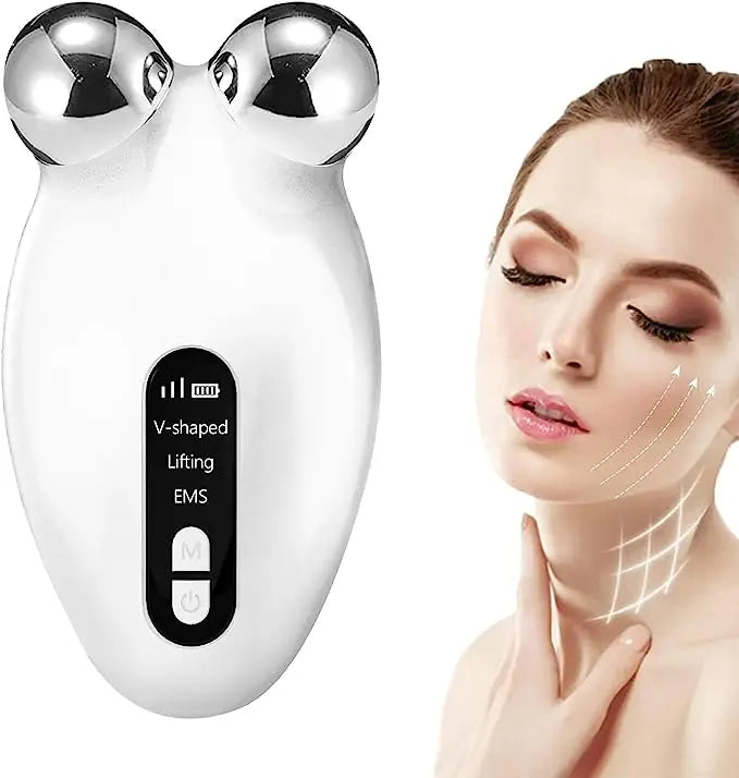 Dispositivo de Estimulación Facial NOVATTO – Microcorriente EMS, Lifting de Contorno y Estímulo de Colágeno