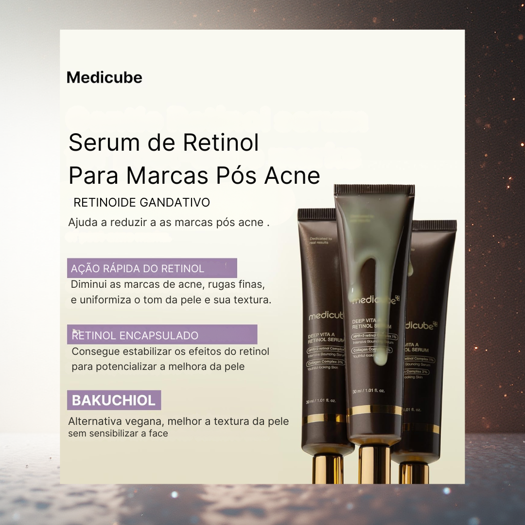 Medicube Vita A Retinol – Sérum Antiedad de 4ª Generación con Retinol y Bakuchiol