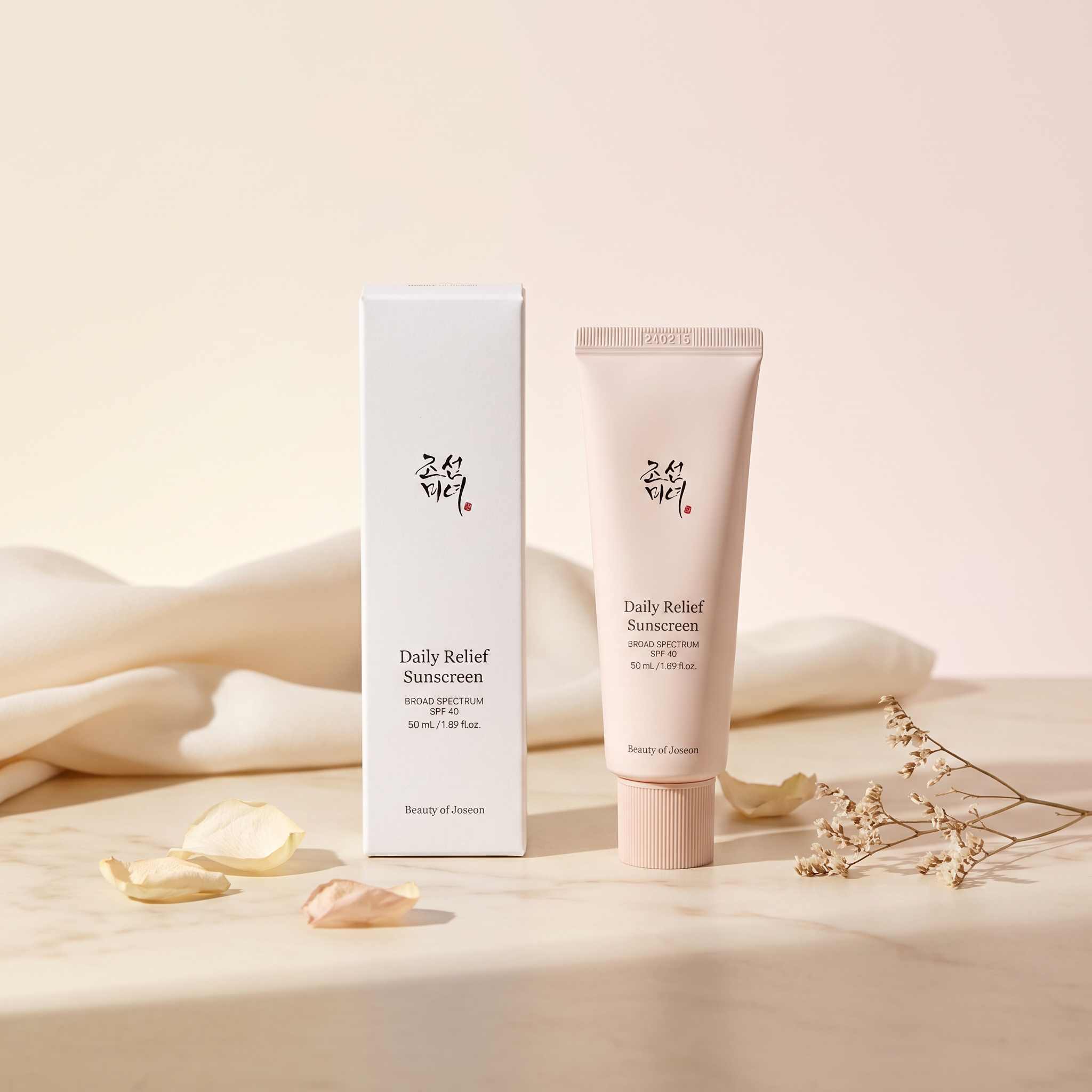 Protector Solar Beauty of Joseon con Probióticos de Arroz Coreano, Crema Facial Hidratante Suave 50 ml