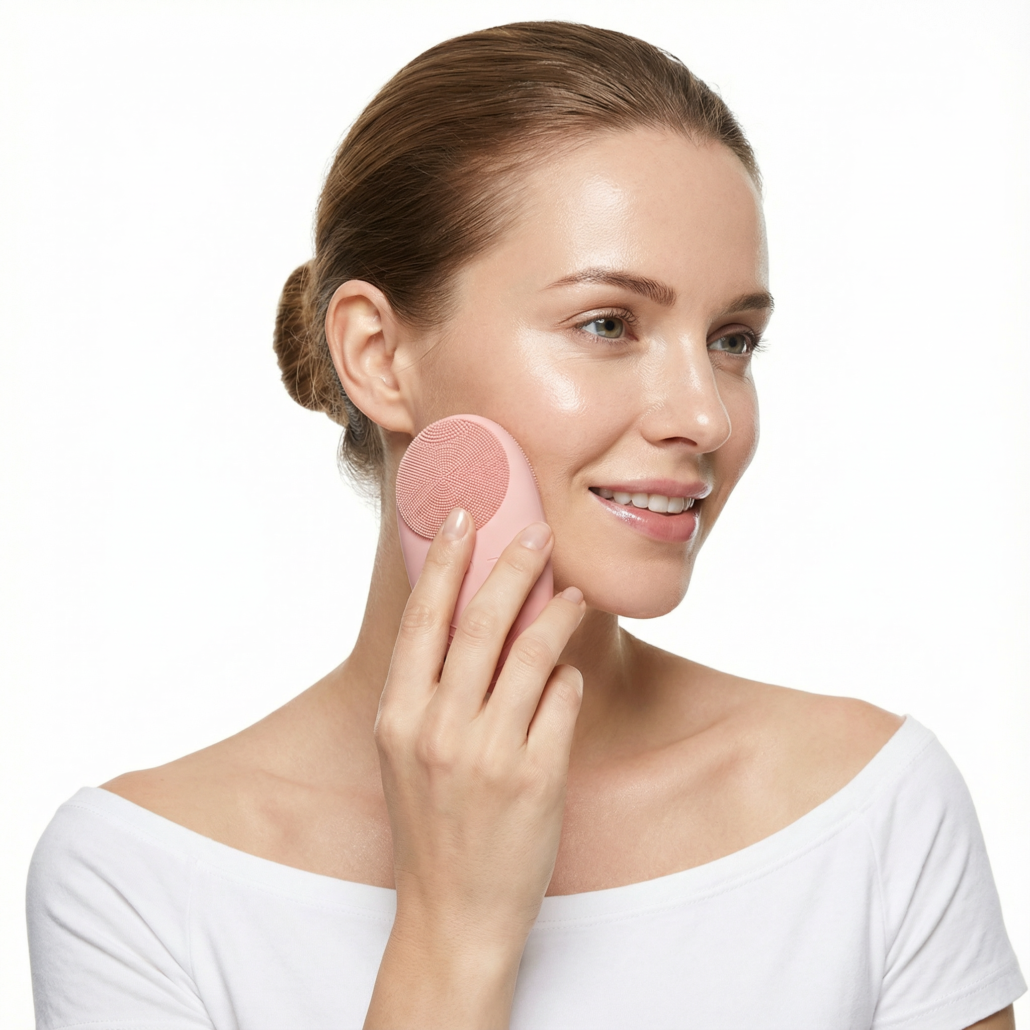 Cepillo de Limpieza Facial Eléctrico de Silicona – Resistente al Agua, Limpieza Profunda y Masajeador de Poros