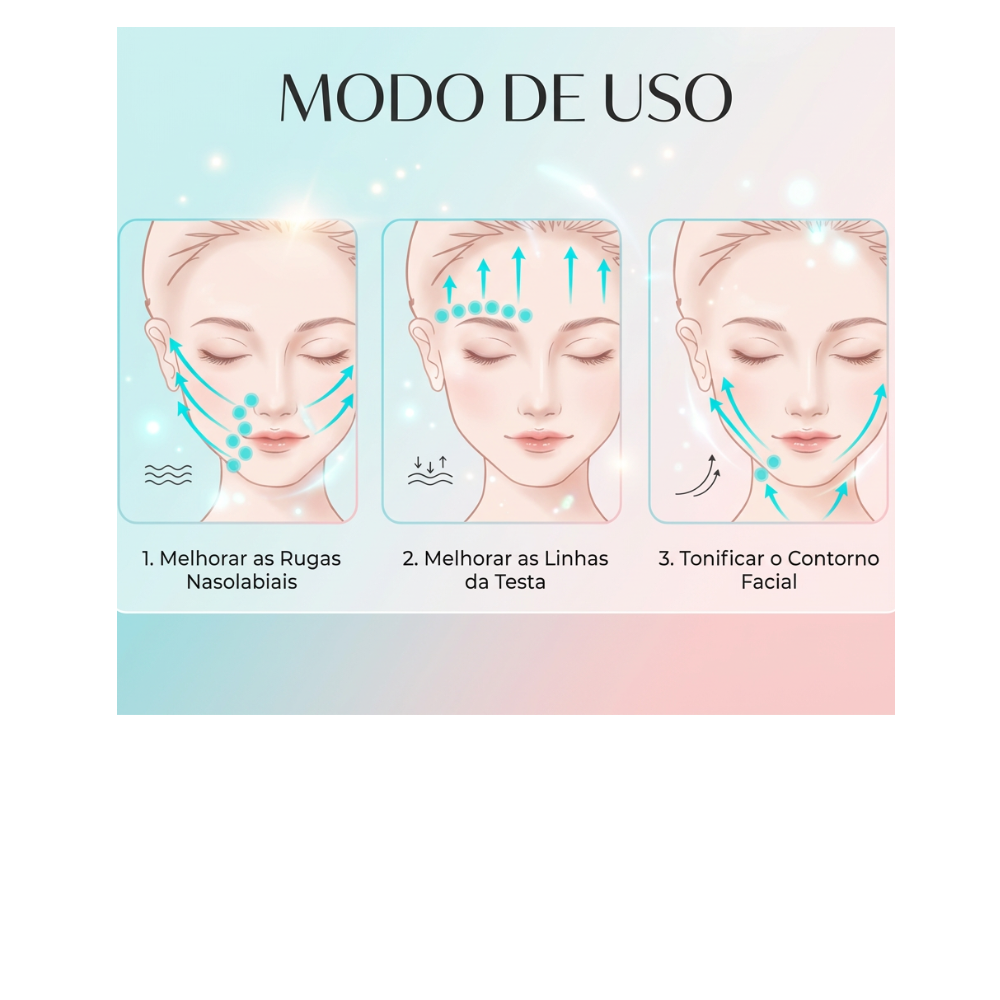 Dispositivo de Estimulación Facial NOVATTO – Microcorriente EMS, Lifting de Contorno y Estímulo de Colágeno