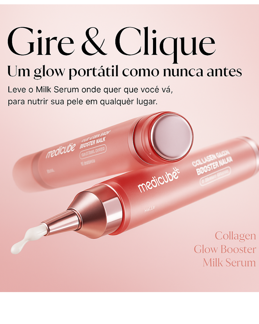 Medicube Collagen Glow Booster Milk Serum – Suero Reafirmante con Niacinamida y Proteína de Leche